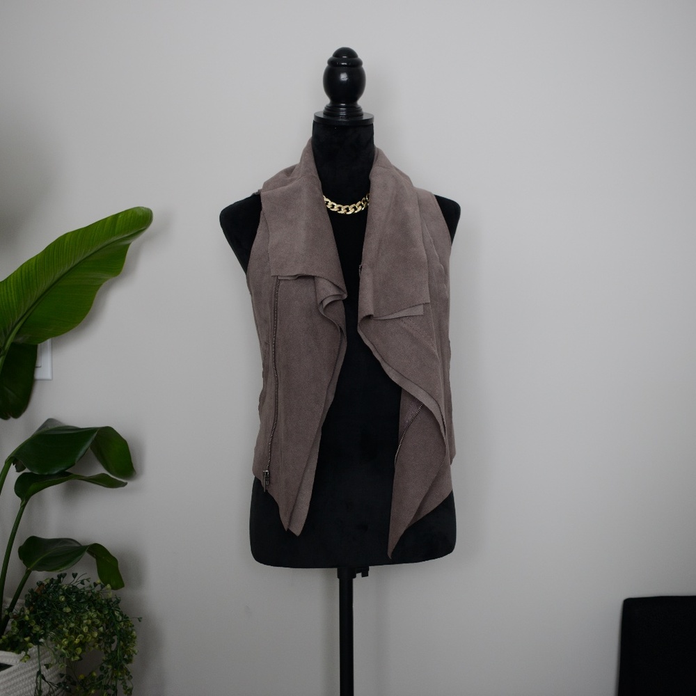 BCBG MAXAZRIA | Suede Vest | XS